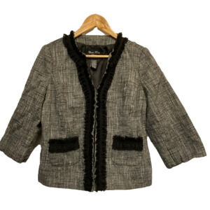 𝅺CLASSIC Trenz Petite by T. Renz 3/4 sleeve blazer size Petite Large